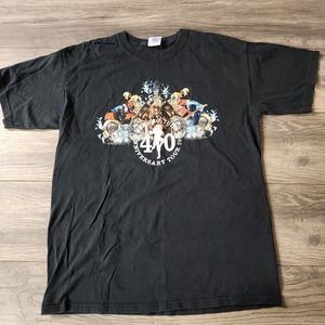 Jethro Tull Shirt Mens M Anniversary Tour 2008 Double Sided Tee Adult